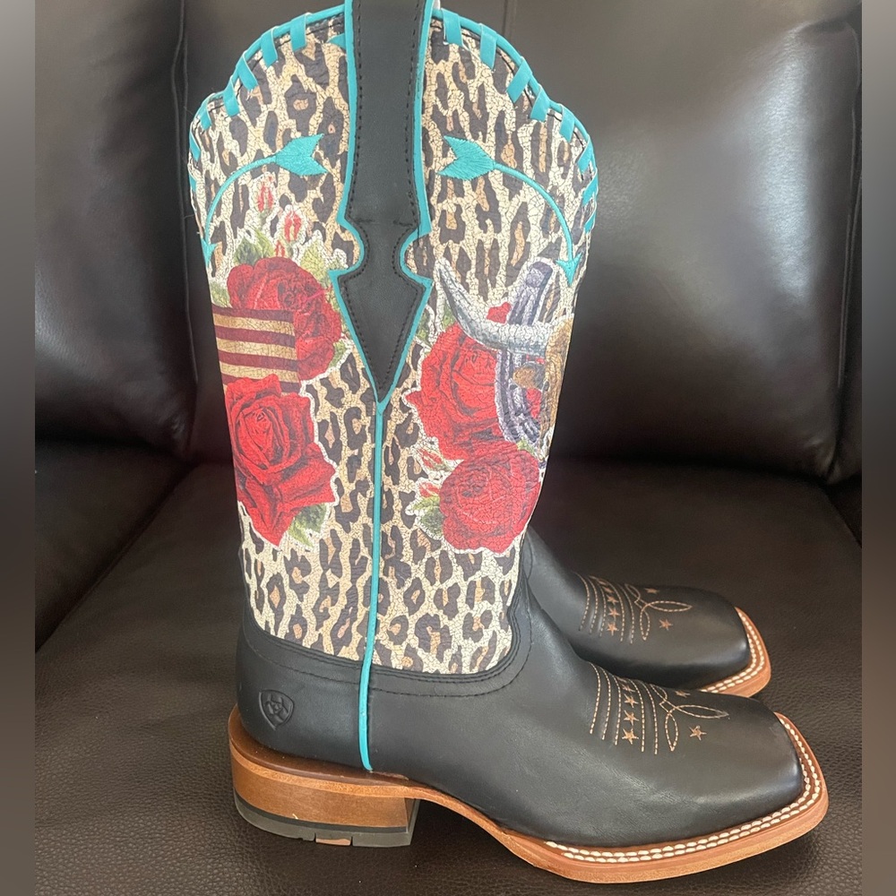 NEW Ariat Frontier Rodeo Quincy Western Boot RARE - Picture 10 of 14